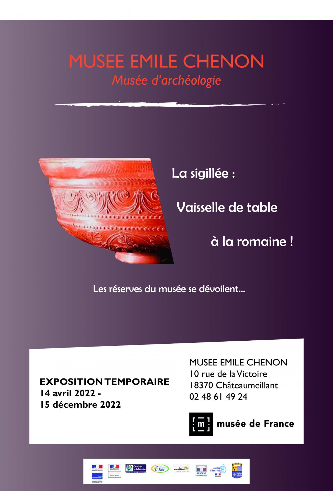 Exposition: La sigillée, vaisselle de table à la romaine
